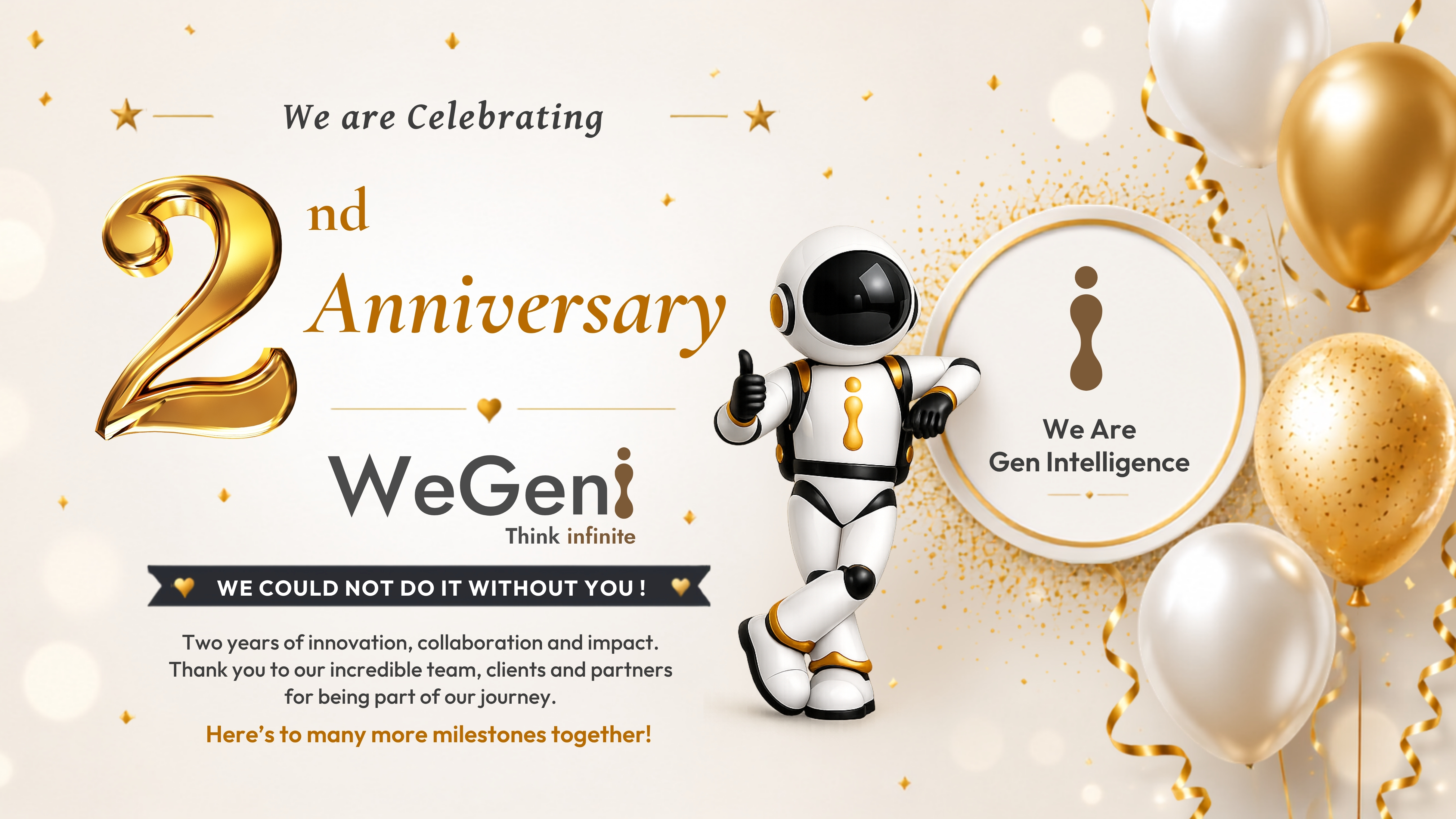 WeGeni Anniversary