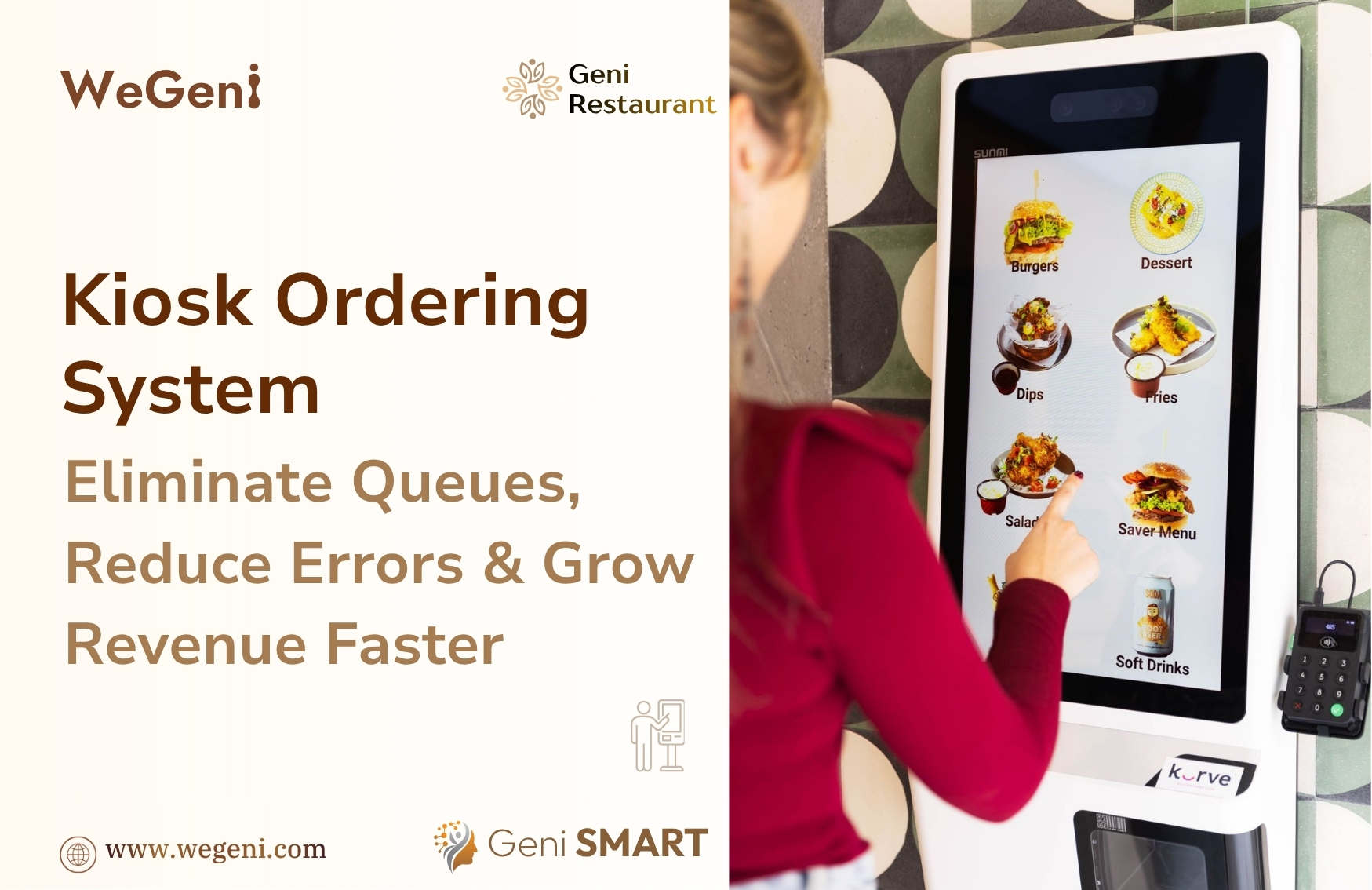 Self-Service Kiosk Ordering for Restaurants: Reduce Queues, Increase Revenue & Run Smarter Operations