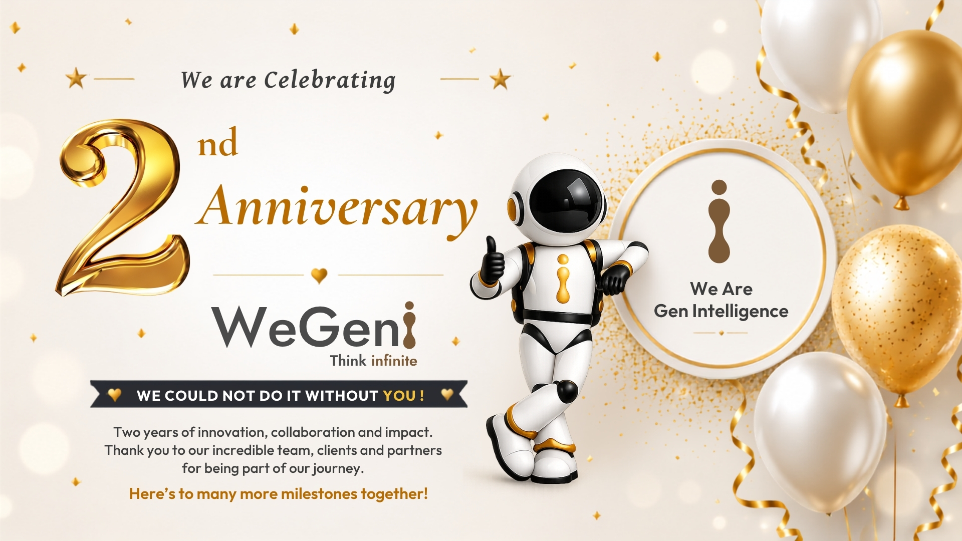 WeGeni Turns 2 — Two Years of Belief, Resilience, and Building
