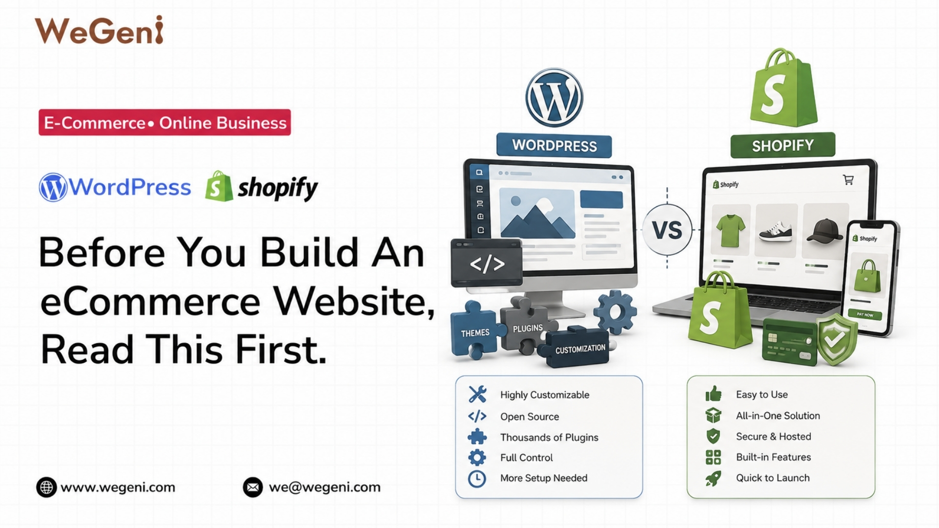 WordPress vs Shopify for eCommerce: Which Platform Should Your Business Choose?